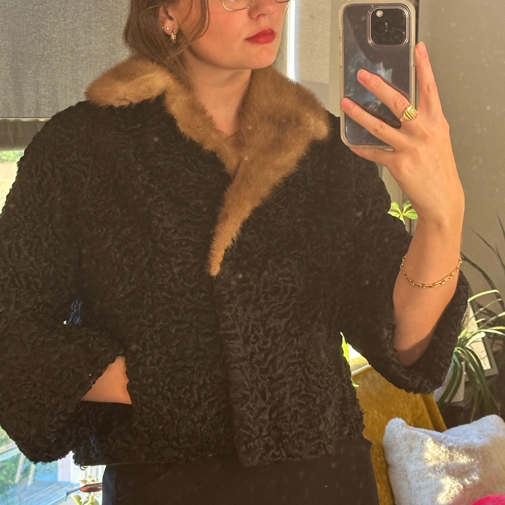 1950s fur coat